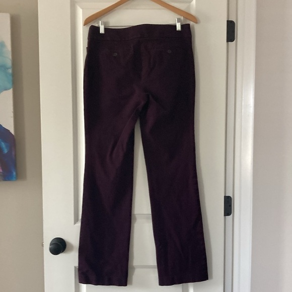 LOFT 10 TALL Zoe Boot Cut pants purple - Picture 7 of 12